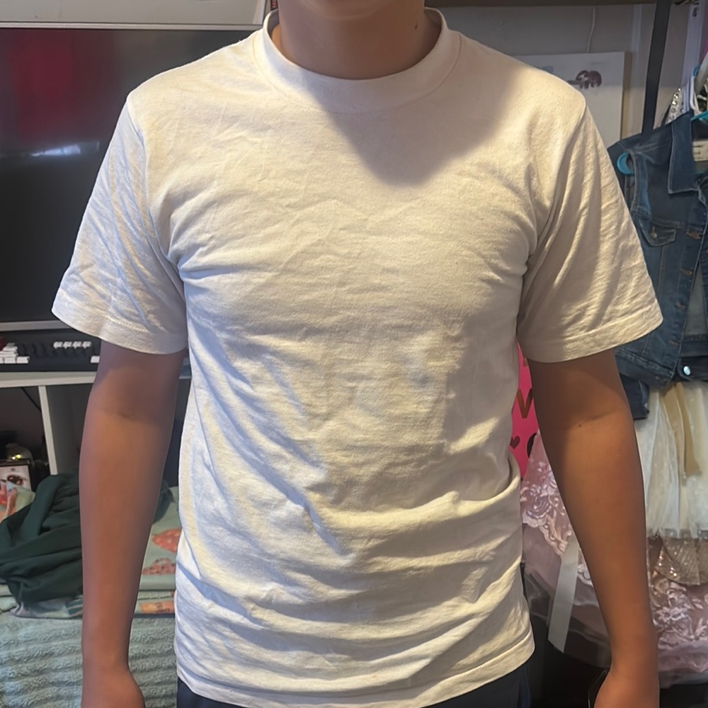 Essential White Short Sleeve Men's Tee